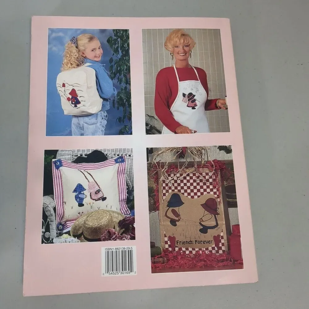 SUNBONNET IRON-ON TRANSFERS HOUSE OF WHITE BIRCHES BOOK